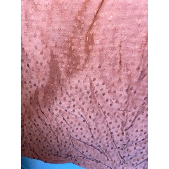 A NEW DAY WOMENS Prairie Peasant Ballon Long Sleeve Blouse Tie Button Front L - Picture 10 of 11